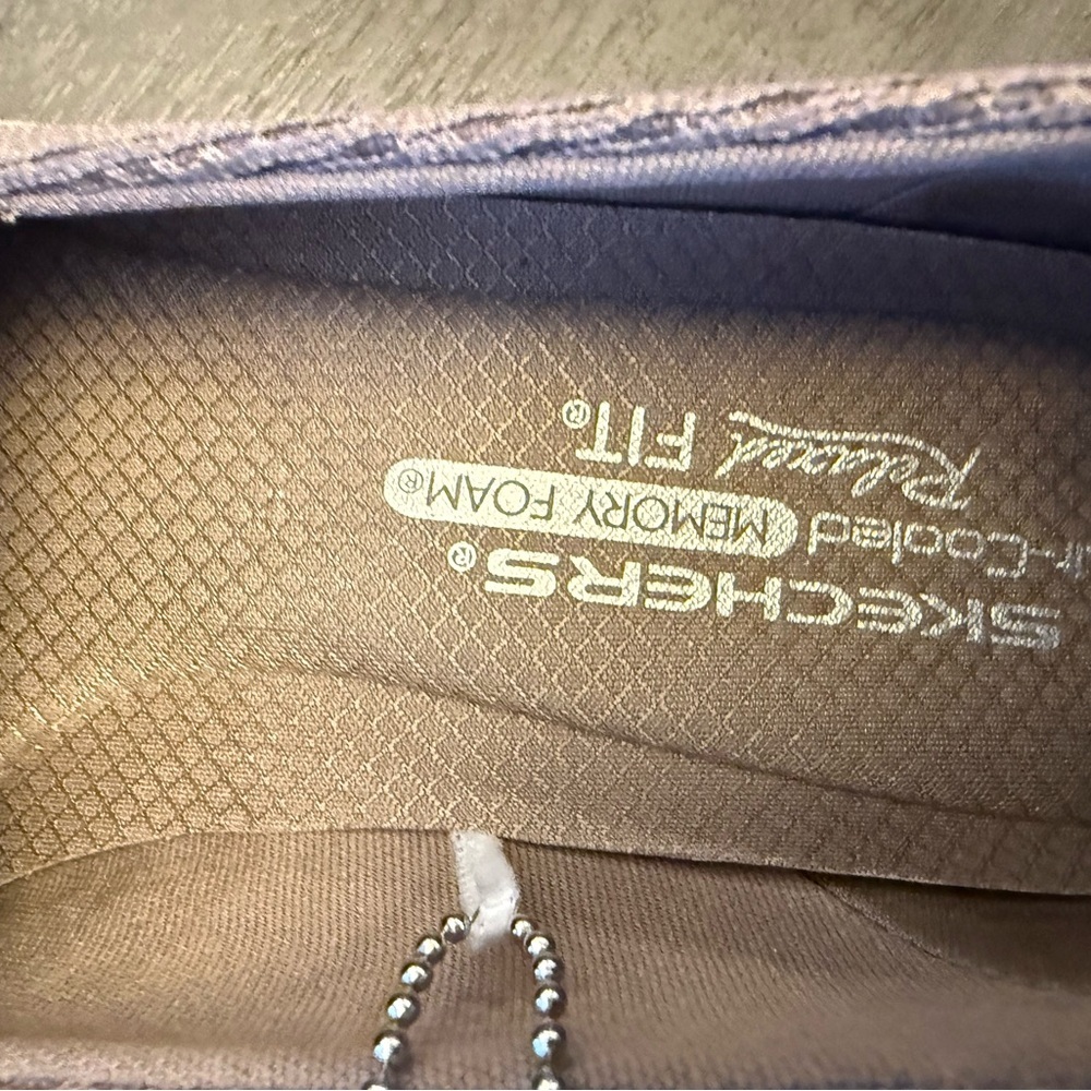 Skechers Relaxed Fit Slip-On Flats in Mauve - Picture 3 of 4